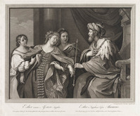 KG 15271
<br/>
Esther voor Ahasverus
<br/>
<em>Strange, Robert, Sir, (1721-1792)</em>